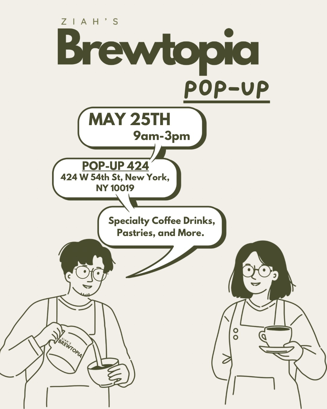 Ziah's Brewtopia Flier